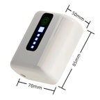 Pompa d'aria per acquario portatile e caricabile