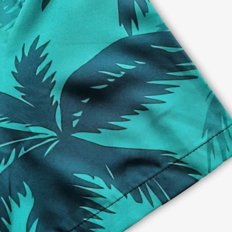 Camicia da uomo con stampa tropicale di Broek