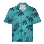 Camicia da uomo con stampa tropicale di Broek