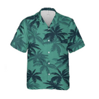 Camicia da uomo con stampa tropicale di Broek
