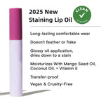 ✨Lips Vlekkende Lipolie (Kleeft niet, Vlekt niet en Blijft 24 uur lang zitten)👄 