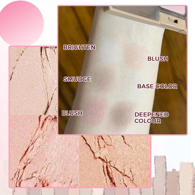 Tavolozza Oogschaduw a 6 colori multifunzionale