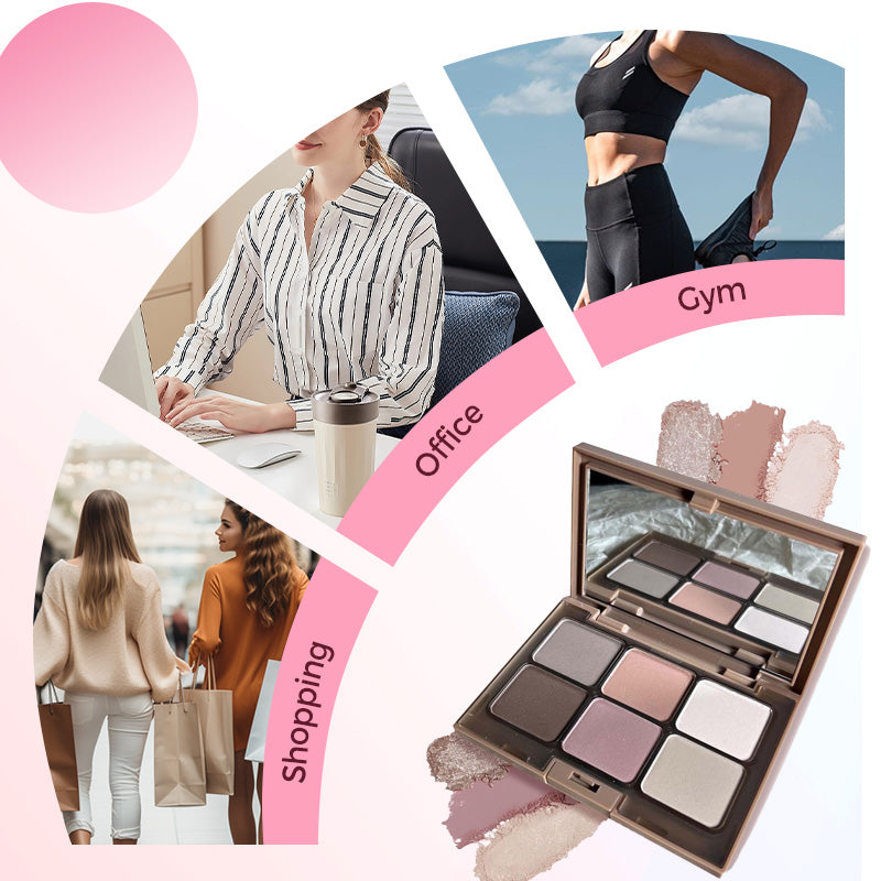 Tavolozza Oogschaduw a 6 colori multifunzionale