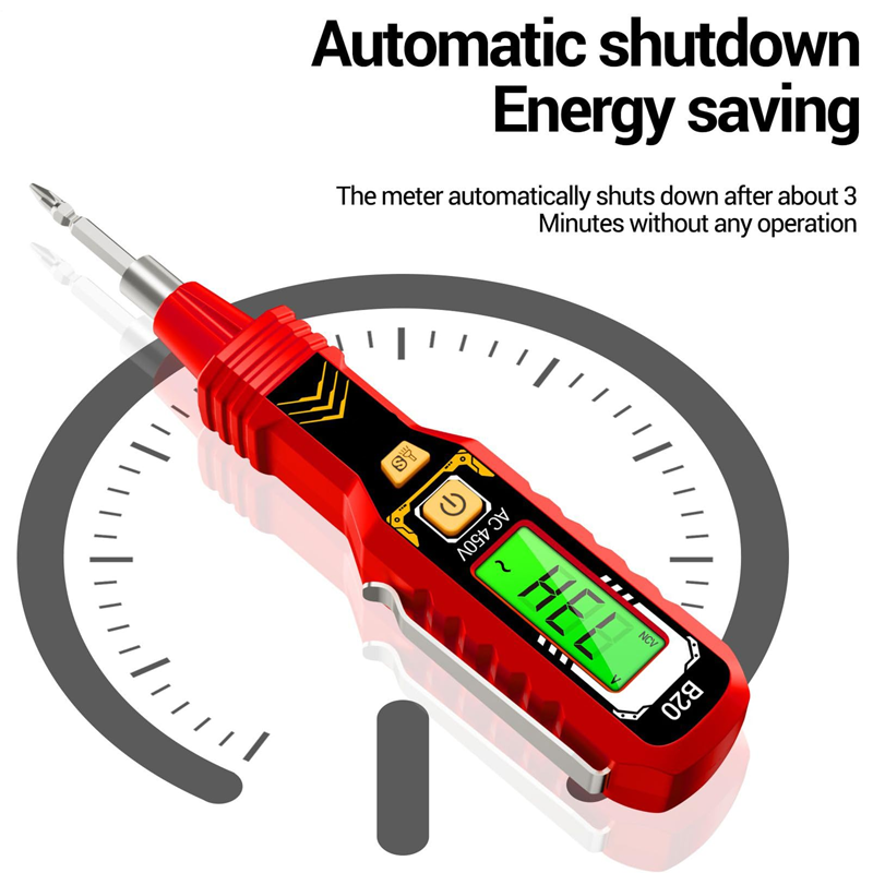 🔥Tester di tensione Contactloze con schermo LCD