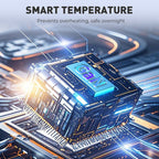 Caricabatterie da muro retrattile con doppi cavi