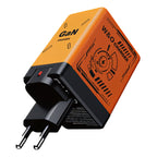 Caricabatterie da muro retrattile con doppi cavi