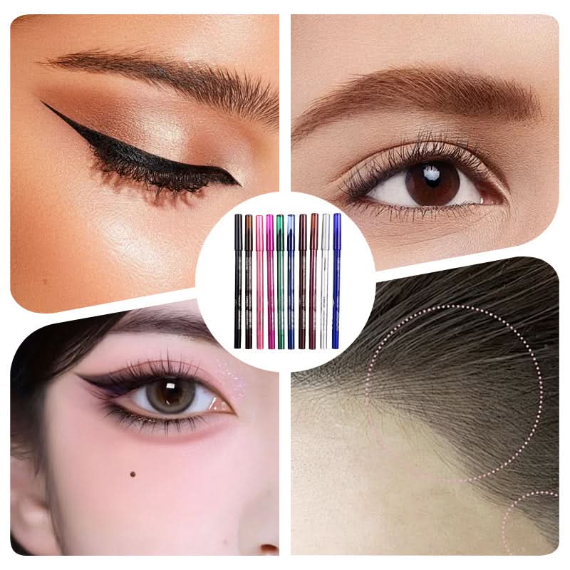 Applicare 10 pezzi di eyeliner colorato