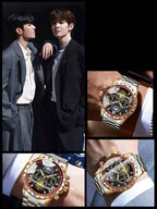 ⌚💧Orologi meccanici automatici impermeabili nuovi di zecca svizzeri