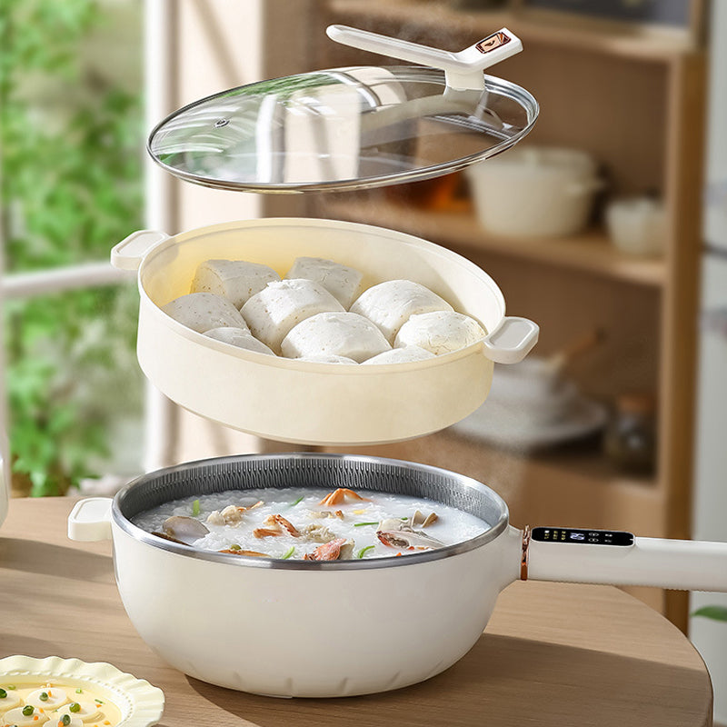 Wok elettrico con anti-aanbaklaag