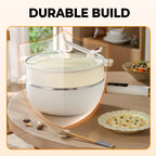 Wok elettrico con anti-aanbaklaag