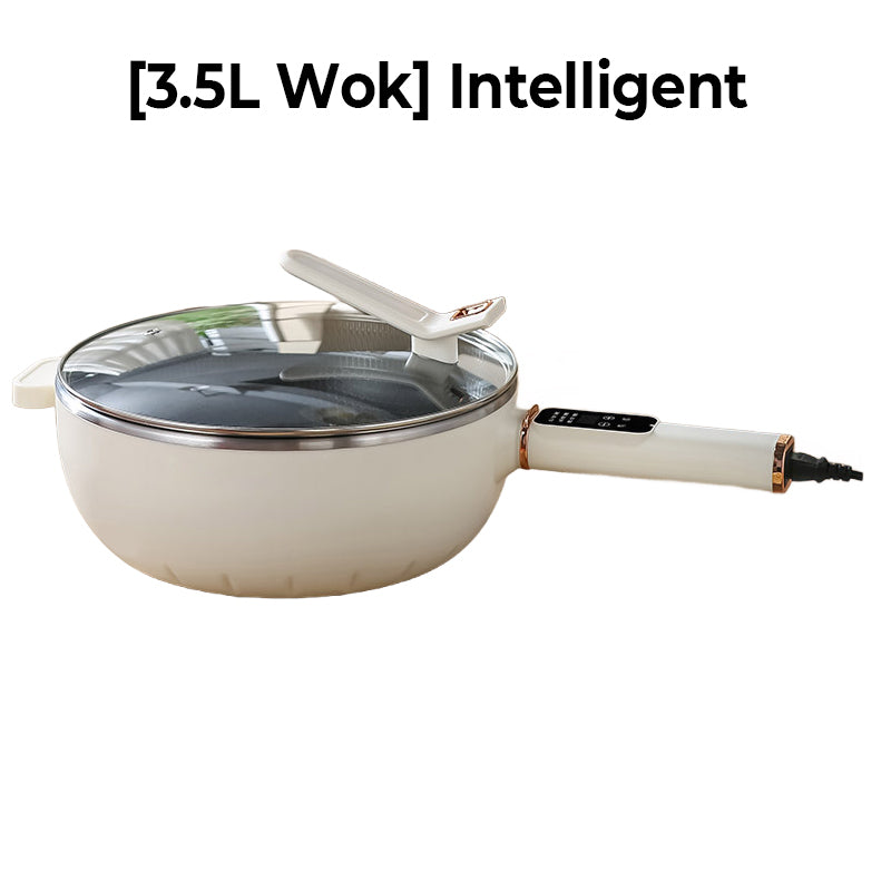 Wok elettrico con anti-aanbaklaag