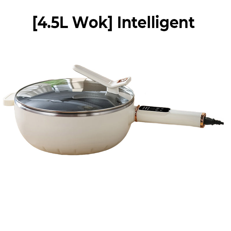 Wok elettrico con anti-aanbaklaag
