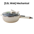 Wok elettrico con anti-aanbaklaag