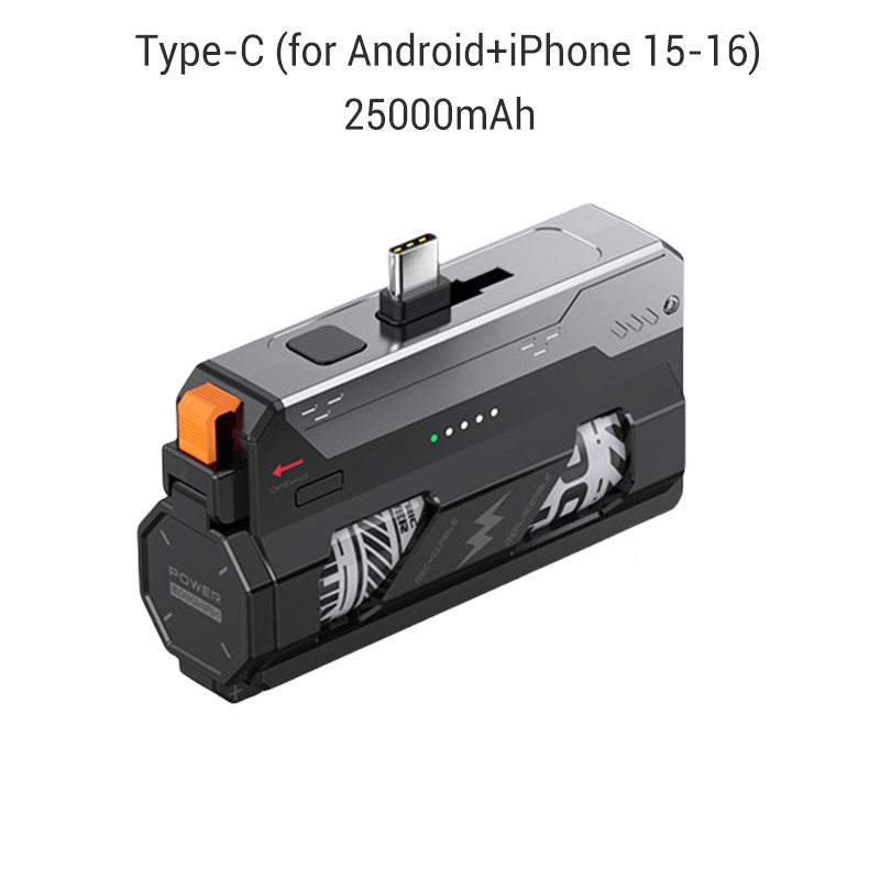 Power bank portatile con batteria rimovibile