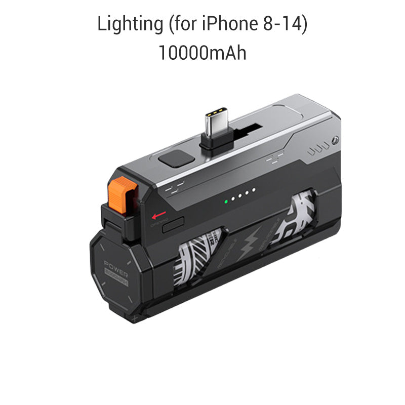 Power bank portatile con batteria rimovibile