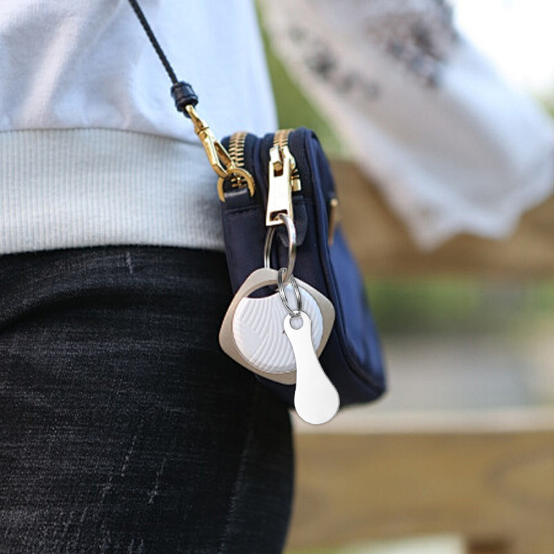 2 pezzi di RVS Winkelwagenmunt Sleutelhangers