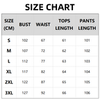 Elegante completo stampato da donna composto da due pezzi: top con scollo a V e pantaloni