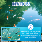 Polvere per il trattamento dell'acqua per stagni