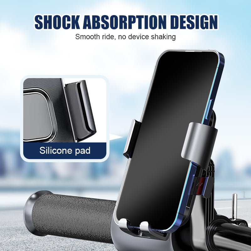 Supporto antiurto per cellulare per moto e bicicletta