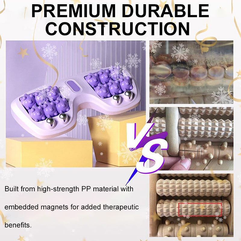 💜Rullo portatile per massaggio ai piedi doppio💜