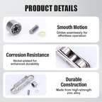 Puleggia in lega di zinco 80/88 per finestre e porte in PVC