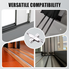 Puleggia in lega di zinco 80/88 per finestre e porte in PVC