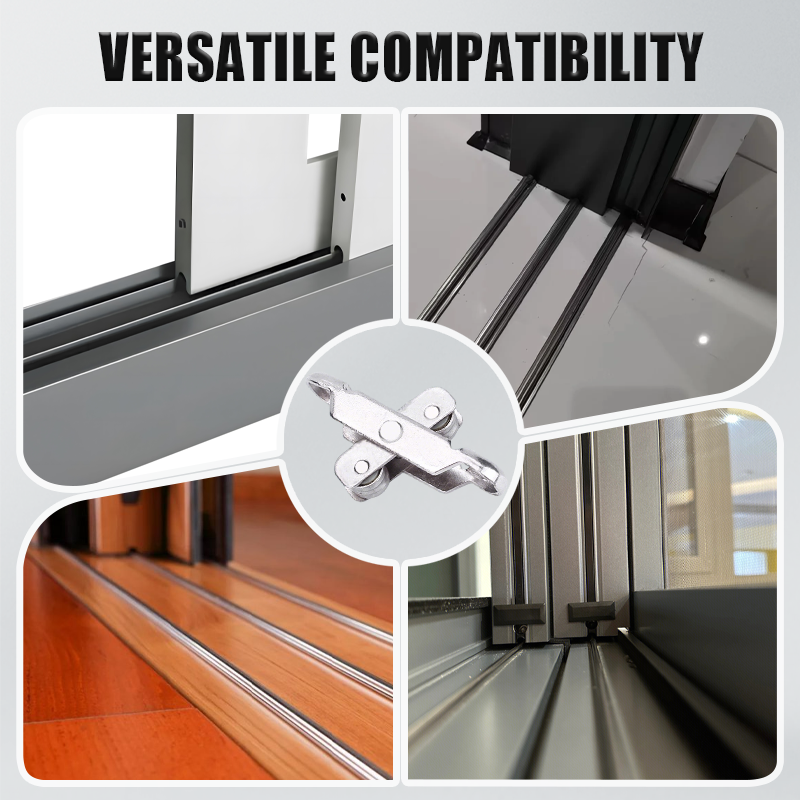 Puleggia in lega di zinco 80/88 per finestre e porte in PVC