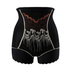 Pantaloncini modellanti a vita alta per donna con effetto snellente