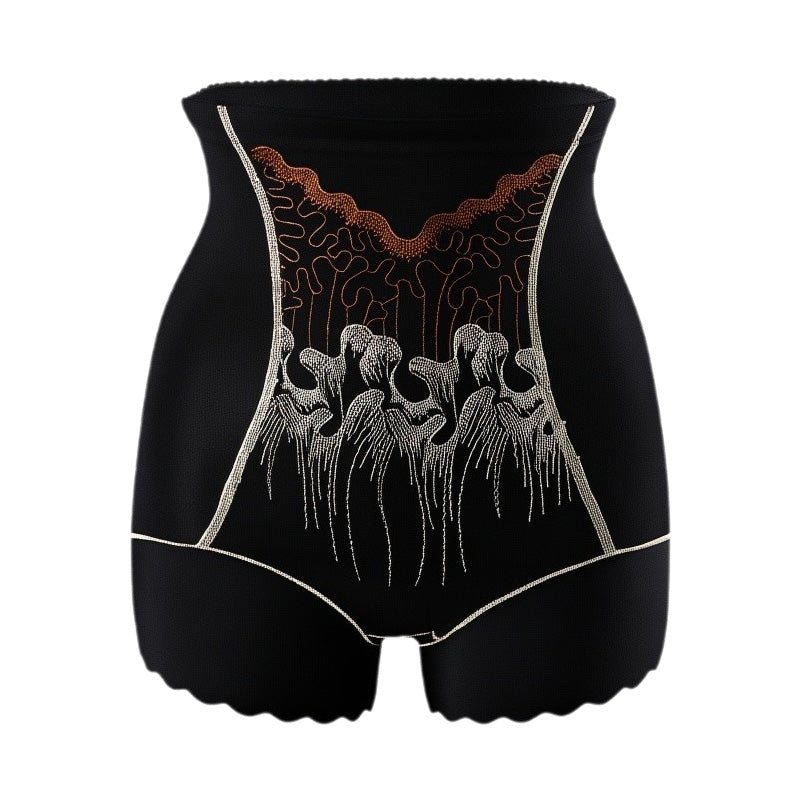 Pantaloncini modellanti a vita alta per donna con effetto snellente