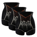 Pantaloncini modellanti a vita alta per donna con effetto snellente