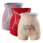 Pantaloncini modellanti a vita alta per donna con effetto snellente