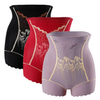 Pantaloncini modellanti a vita alta per donna con effetto snellente