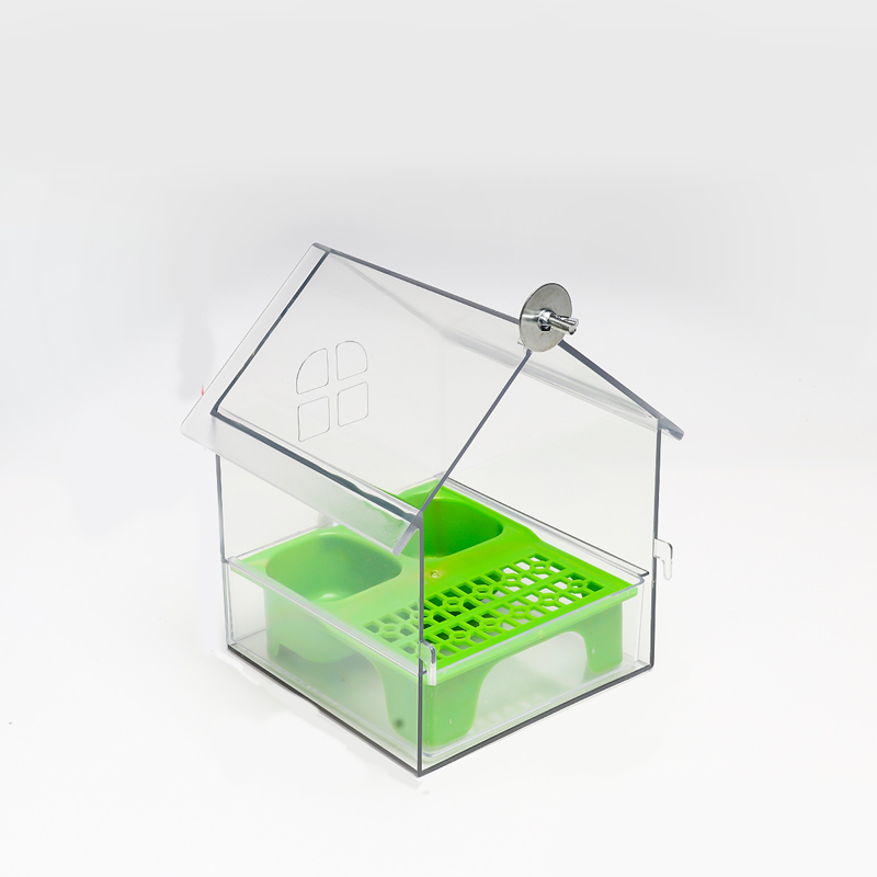 🎁OFFERTA SPECIALE (50% DI SCONTO)🔥Mangiatoia esterna retrattile per pappagalli