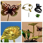 Lussuoso ornamento creativo a forma di boccia per pesci di loto