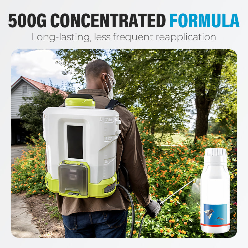 Potente insetticida per uso interno ed esterno