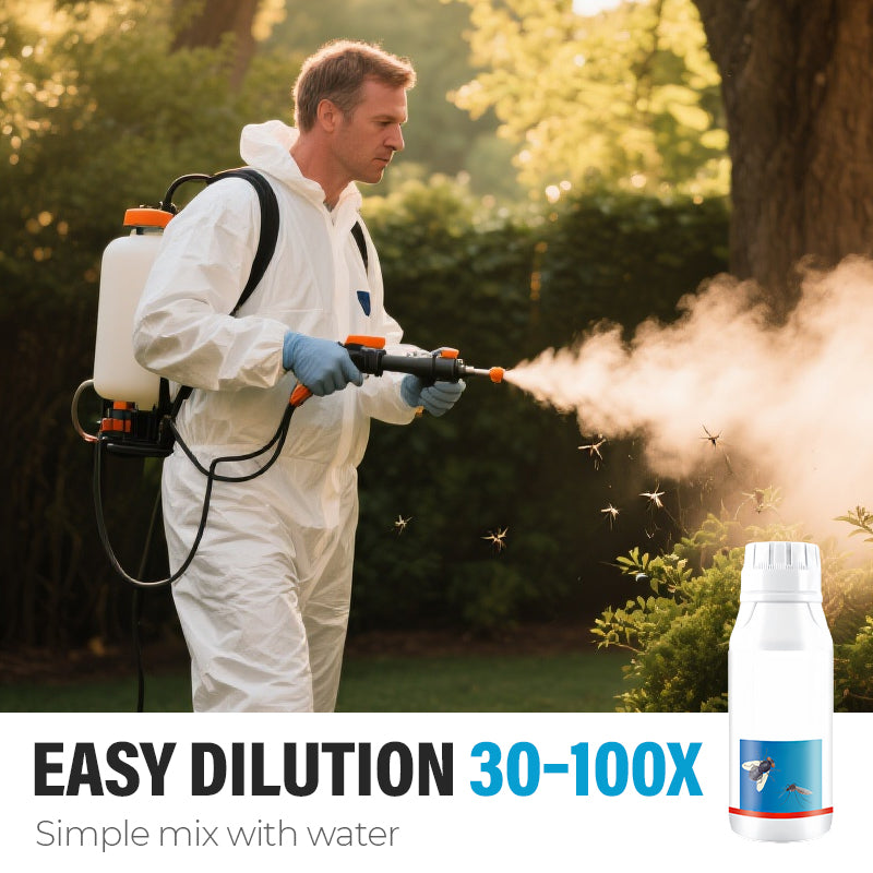 Potente insetticida per uso interno ed esterno