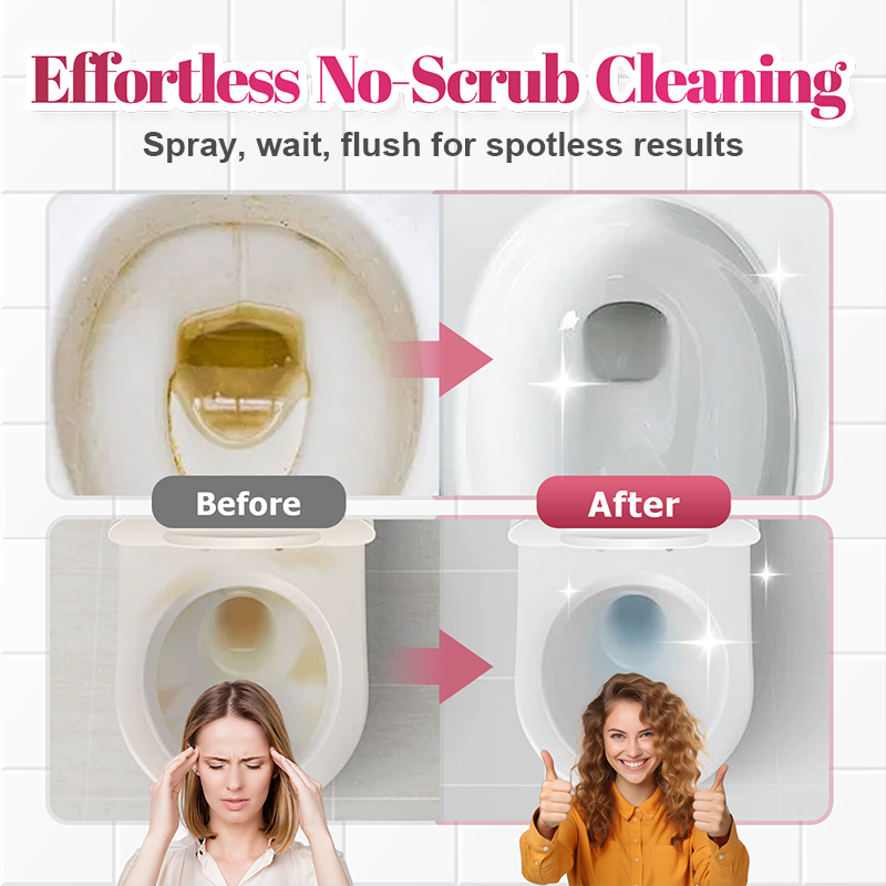 Potente spray detergente schiumogeno per WC 