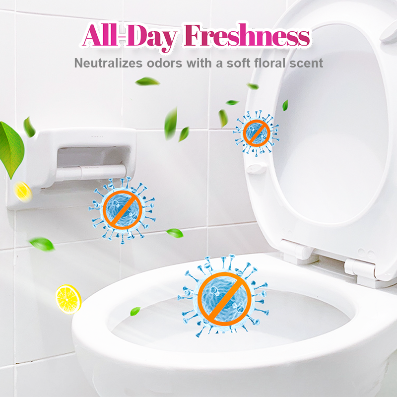 Potente spray detergente schiumogeno per WC 