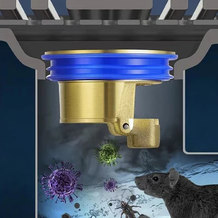 Regenpijp Universele brass afvoerputje core anti-geur deodorante 