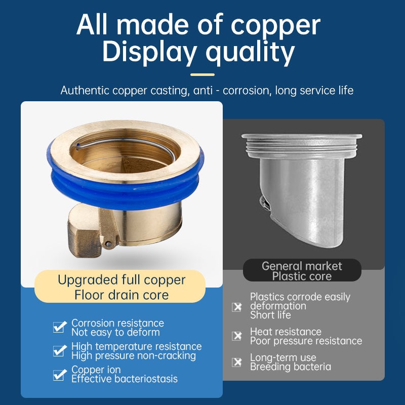 Regenpijp Universele brass afvoerputje core anti-geur deodorante 