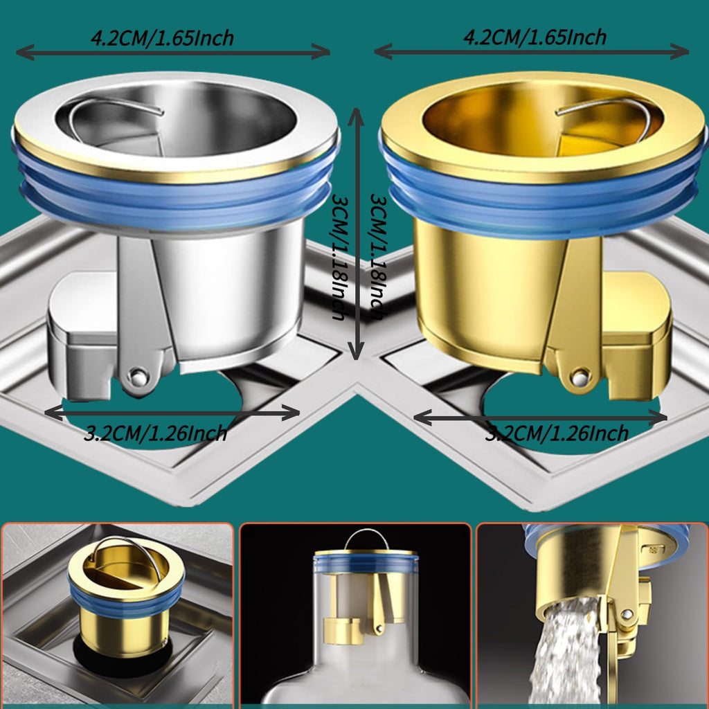 Regenpijp Universele brass afvoerputje core anti-geur deodorante 