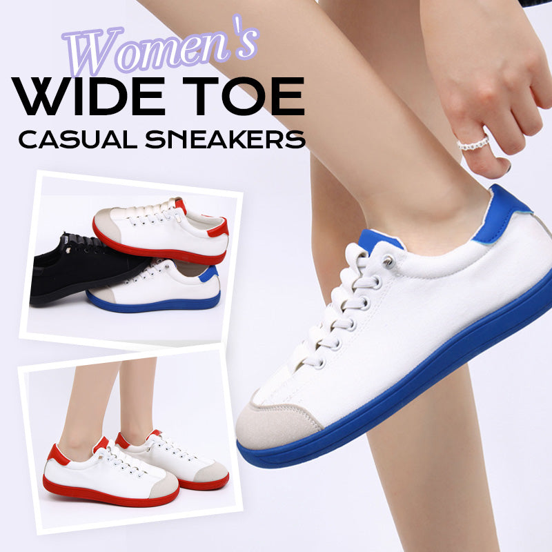 Sneakers casual da donna con suola larga