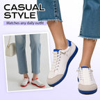 Sneakers casual da donna con suola larga