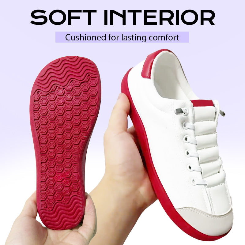 Sneakers casual da donna con suola larga