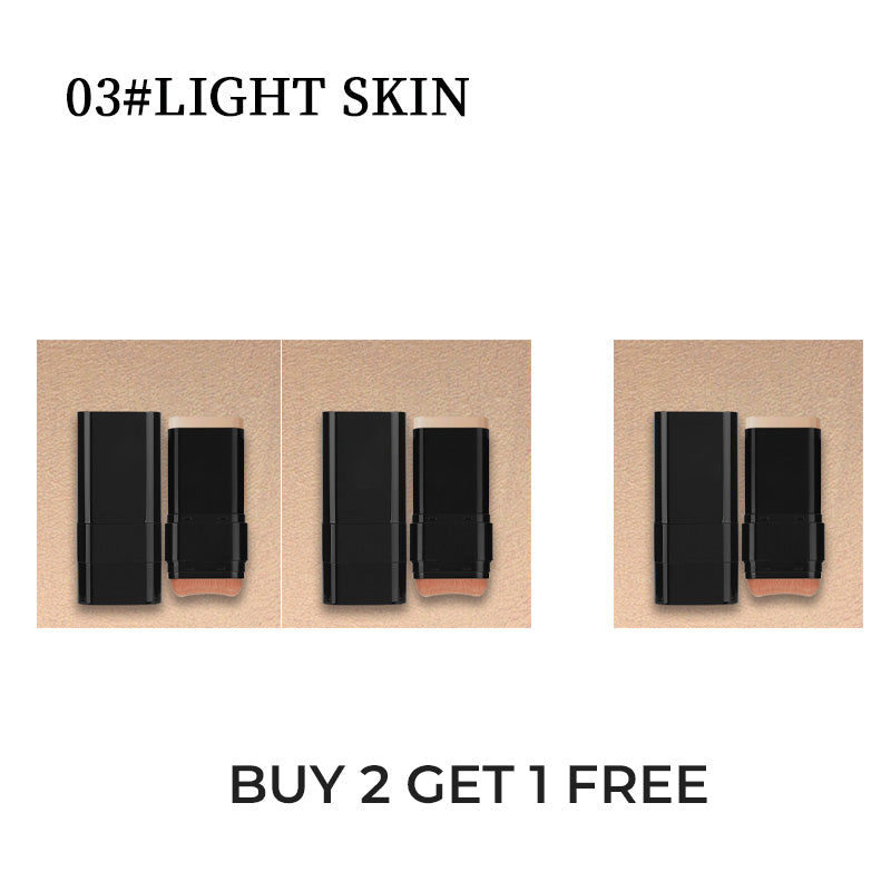 ✨ Incarnato perfetto in movimento: stick 2 in 1 con pennello integrato: 3 al prezzo di 2! 💕🛍️