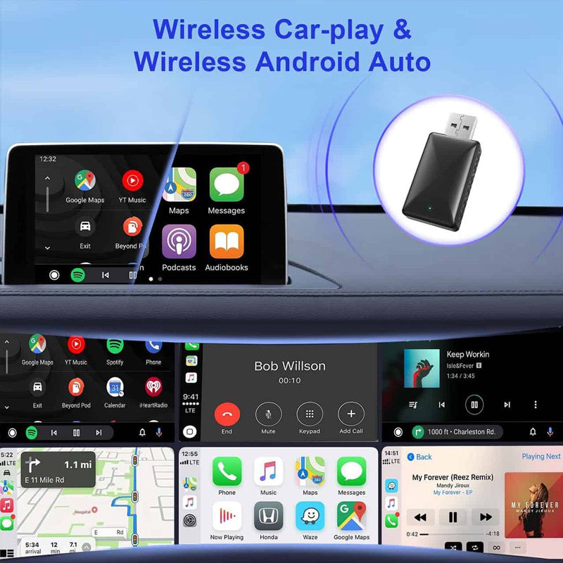 Box CarPlay wireless con porta USB