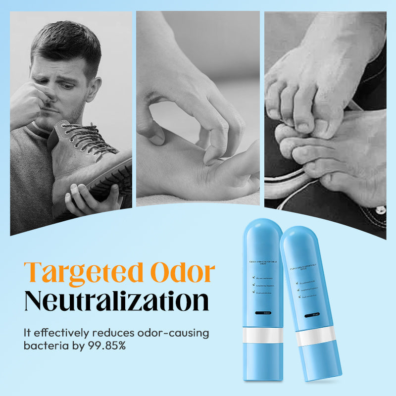 Spray deodorante naturale per i piedi