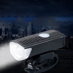 Luce anteriore per bicicletta impermeabile e ricaricabile con clip 