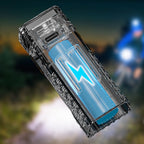 Luce anteriore per bicicletta impermeabile e ricaricabile con clip 