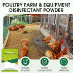 100 g di polvere disinfettante per pollai e attrezzature agricole
